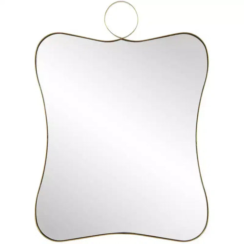 Uttermost Talia 24 x 33 Antique Brass Vanity Mirror