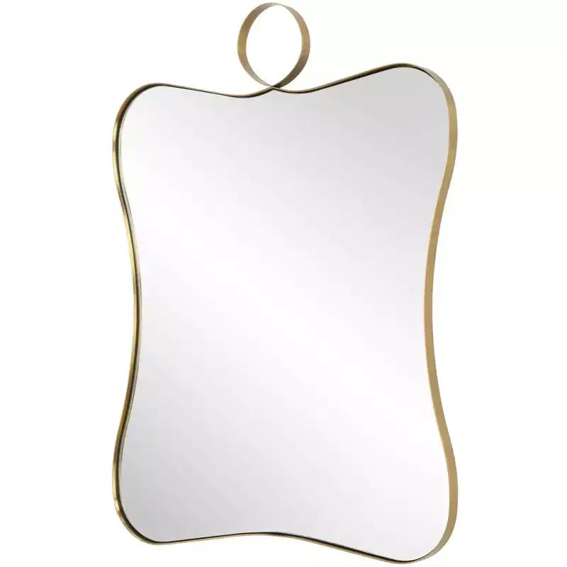 Uttermost Talia 24 x 33 Antique Brass Vanity Mirror