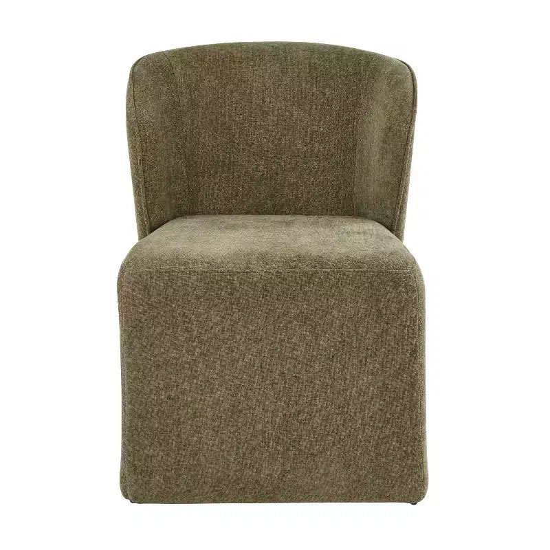 Christopher Knight Home Arthit Modern Metal Upholstered Dining Chairs with Curved Backrest (Set of 2)