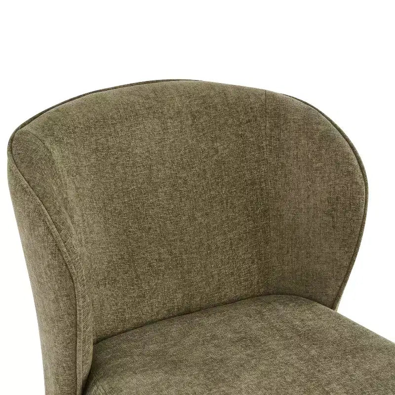 Christopher Knight Home Arthit Modern Metal Upholstered Dining Chairs with Curved Backrest (Set of 2)