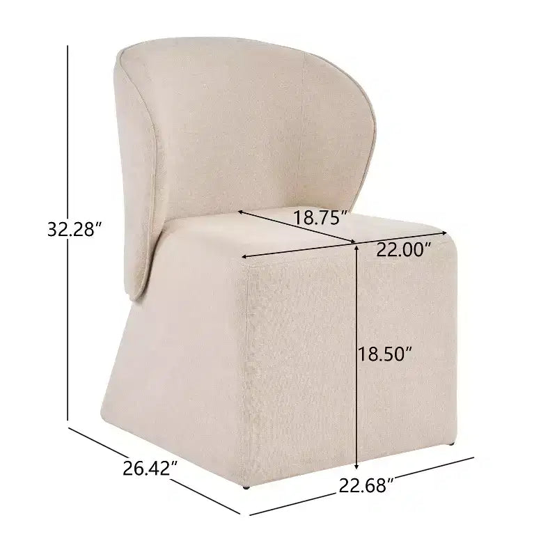 Christopher Knight Home Arthit Modern Metal Upholstered Dining Chairs with Curved Backrest (Set of 2)