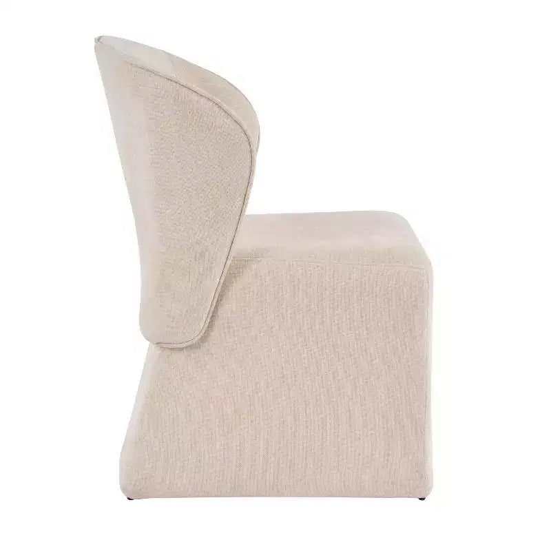 Christopher Knight Home Arthit Modern Metal Upholstered Dining Chairs with Curved Backrest (Set of 2)