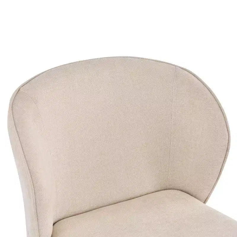 Christopher Knight Home Arthit Modern Metal Upholstered Dining Chairs with Curved Backrest (Set of 2)