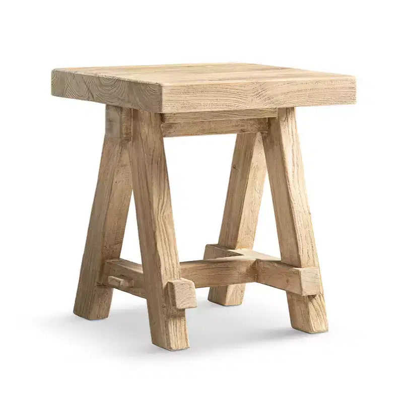 Jennifer Taylor Home Hawthorne 18 Square Reclaimed Elm Trestle Side Table