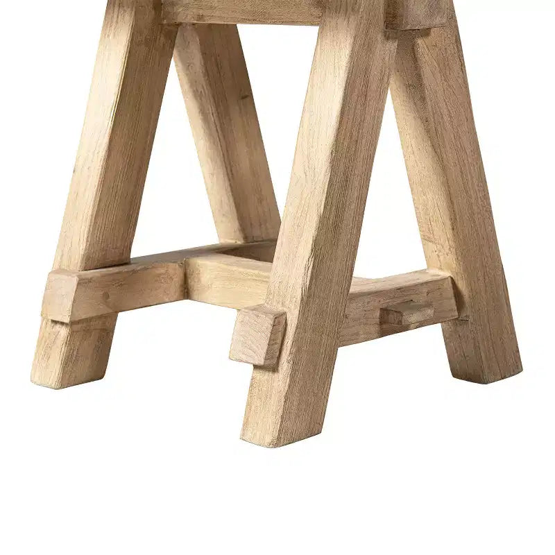 Jennifer Taylor Home Hawthorne 18 Square Reclaimed Elm Trestle Side Table