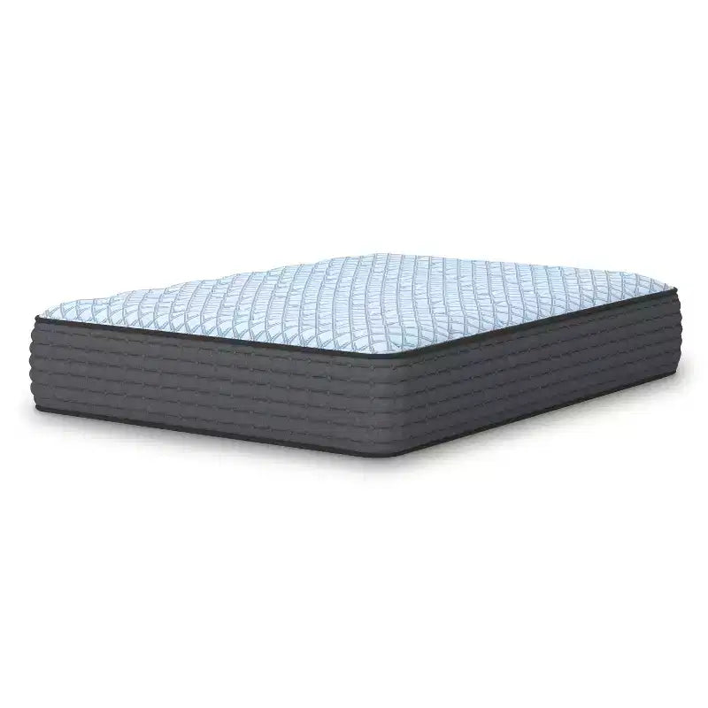 Signature Design by Ashley Destin Cove 15 Inch Plush Mattress, Hybrid with Memory Foam and Wrapped Coils