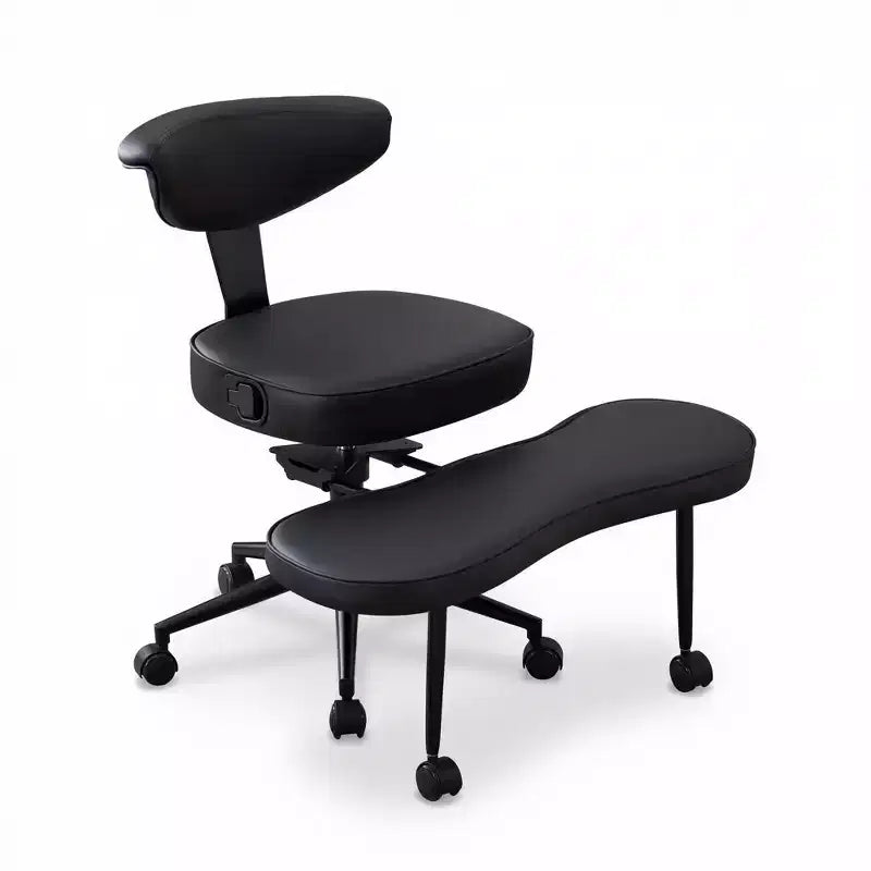 Ergonomic Kneeling Chair with Wheels, Cross Legged Office Chair, 360 Swivel, Adjustable Height Kneeling Desk Chairs, for Home, Living Room