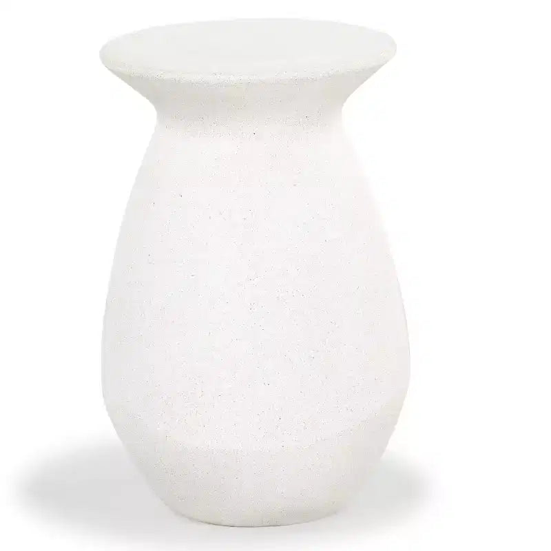 Dynah Concrete Accent Table - Indoor/Outdoor - SFV2605 - Ivory - Safavieh Couture