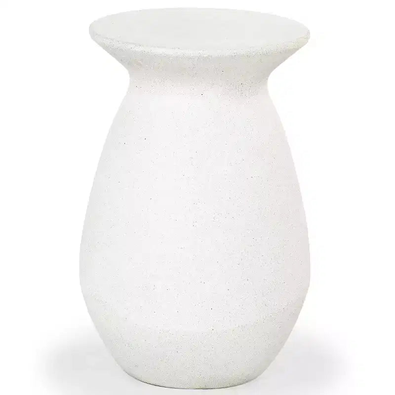 Dynah Concrete Accent Table - Indoor/Outdoor - SFV2605 - Ivory - Safavieh Couture