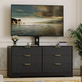 Modern TV Stand with Mount for 3285 Inch TVs, Wood Entertainment Center with 6 Drawers, Media Console Cabinet for Living Room or Bedroom