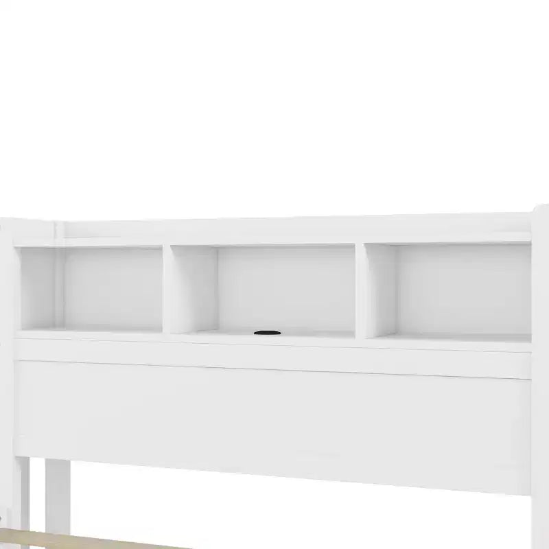 GDFStudio Craigie Modern Wood Bed with Drawers and Storage Headboard