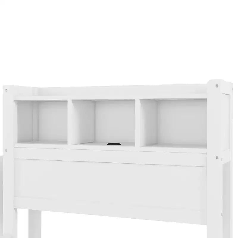 GDFStudio Craigie Modern Wood Bed with Drawers and Storage Headboard