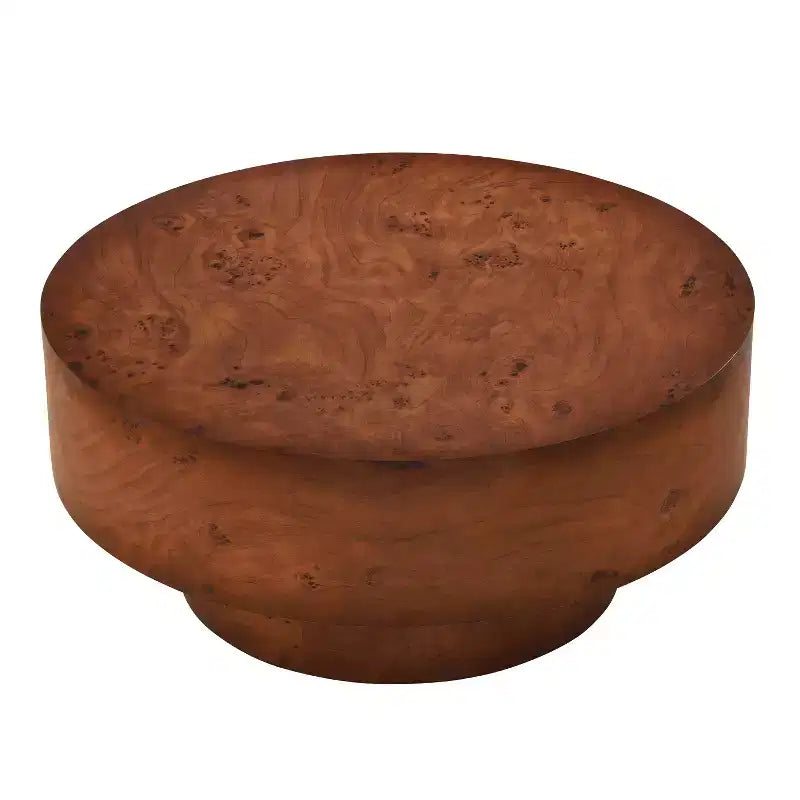 Christopher Knight Home Caelum Modern Round Coffee Table with Thick Top