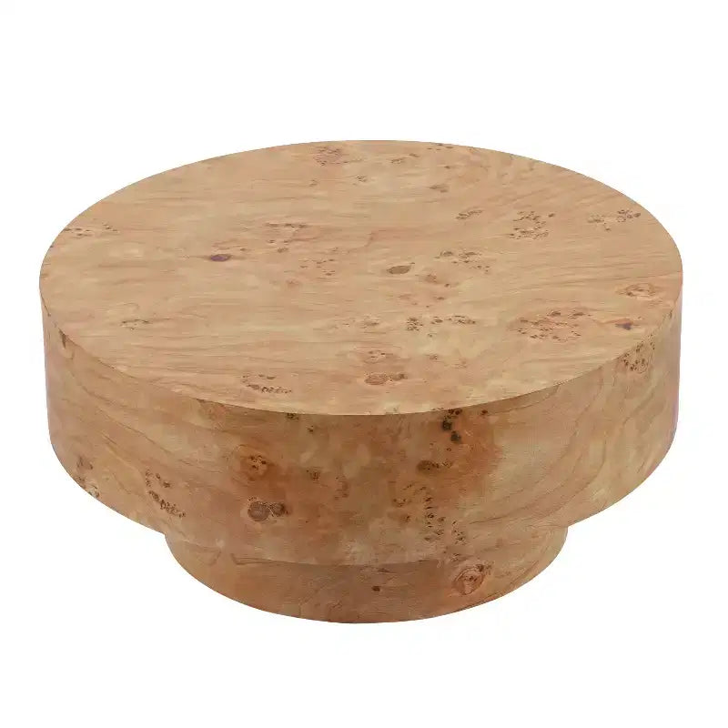Christopher Knight Home Caelum Modern Round Coffee Table with Thick Top