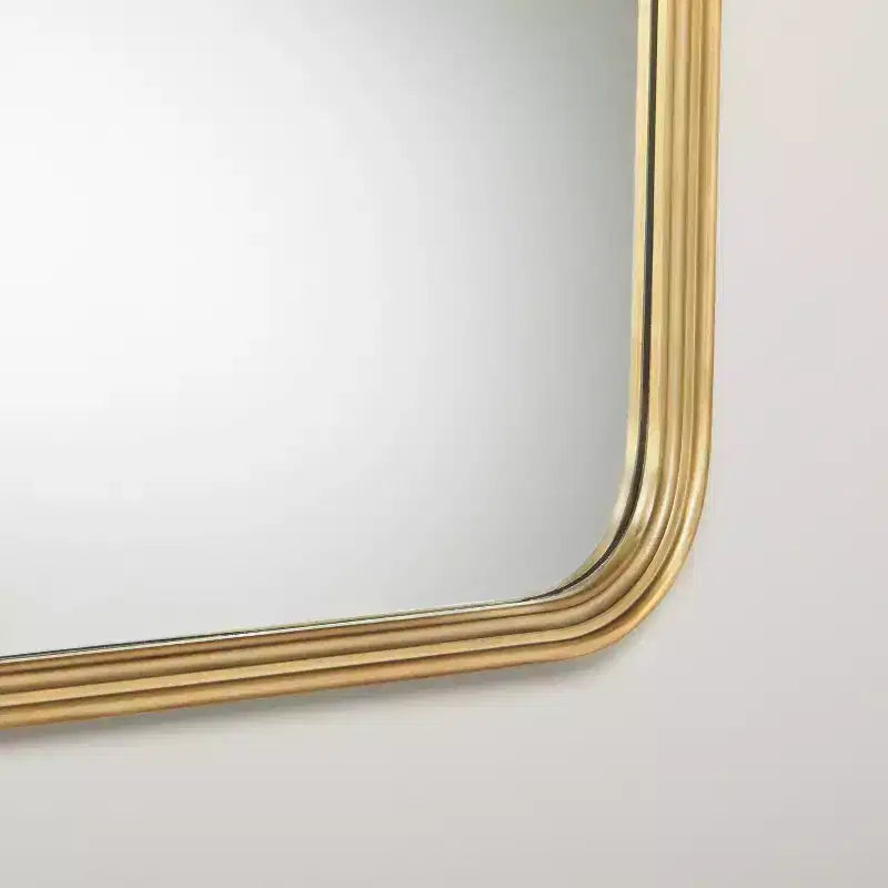 20"x40" Decorative Molding Rectangular Wall Mirror Antique Brass - Hearth & Hand™ with Magnolia