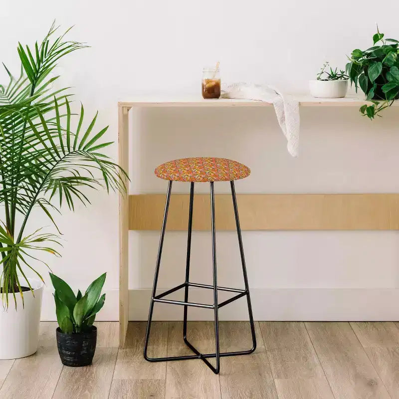 ThirtyOne Illustrations Spring in Retro Barstool - Deny Designs