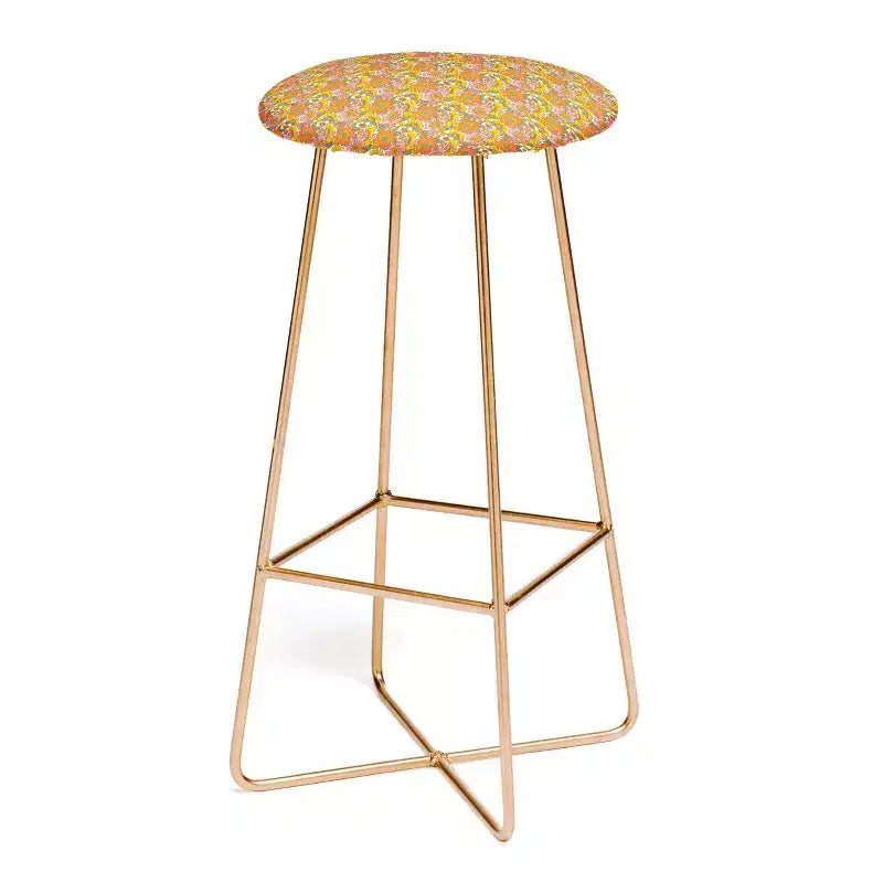 ThirtyOne Illustrations Spring in Retro Barstool - Deny Designs