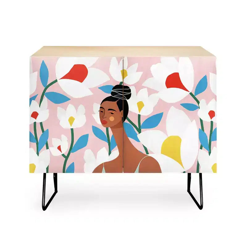 Maritza Lisa Boho Top Knot Credenza - Deny Designs