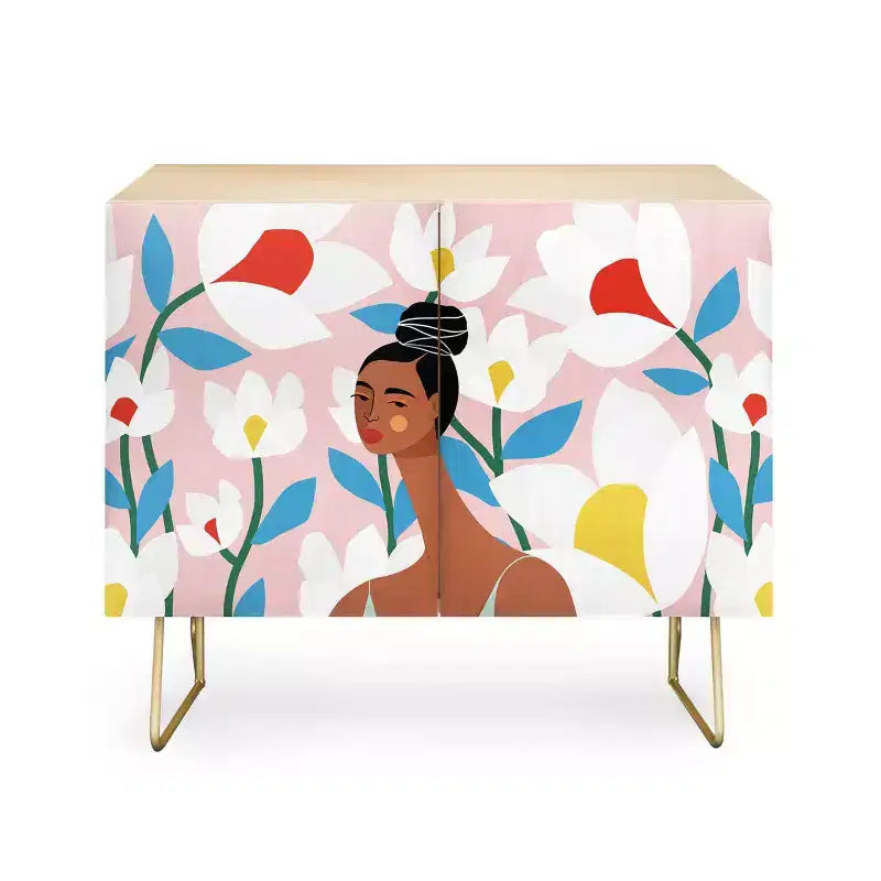 Maritza Lisa Boho Top Knot Credenza - Deny Designs