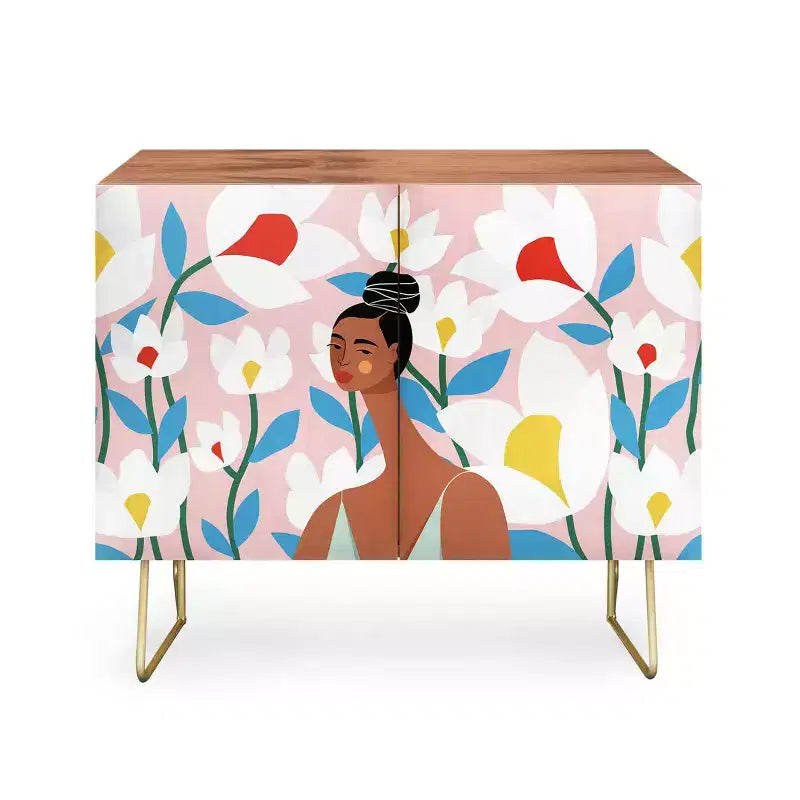 Maritza Lisa Boho Top Knot Credenza - Deny Designs