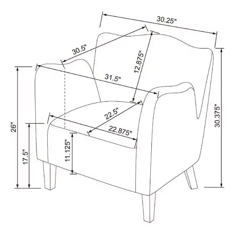 Wing Arm Accent Chair - Threshold designed with Studio McGee