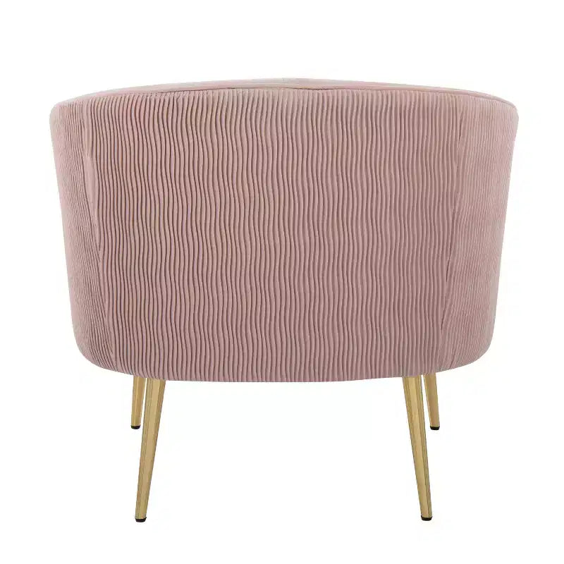 Tania Pleated Waves Accent Chair - Lumisource
