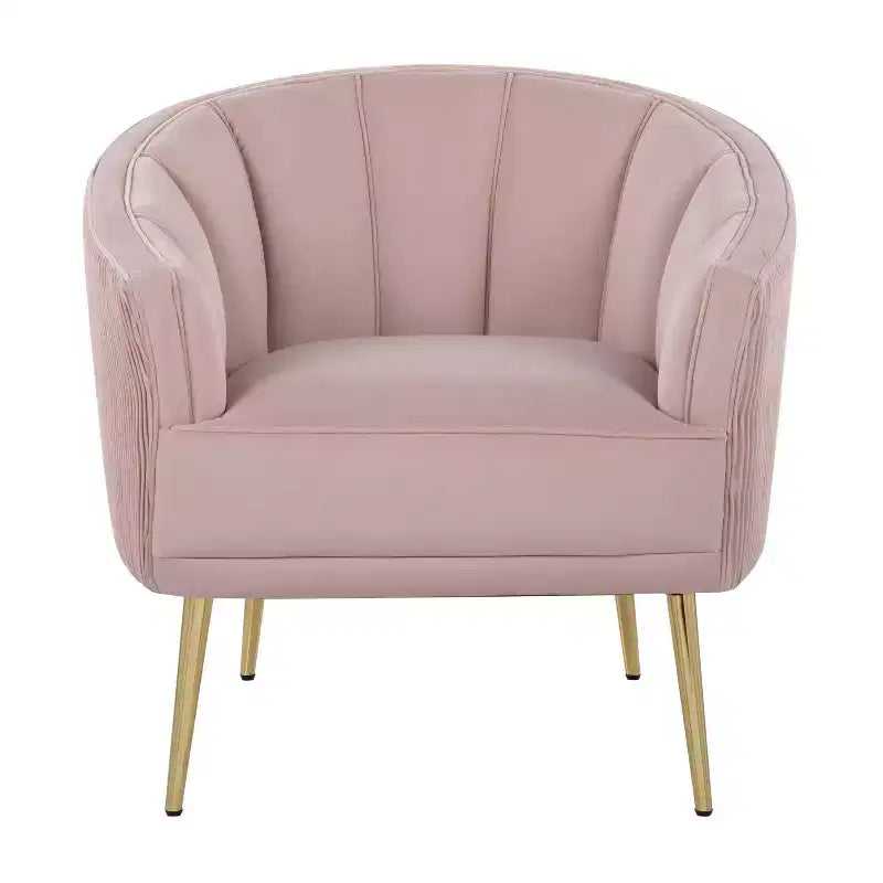 Tania Pleated Waves Accent Chair - Lumisource